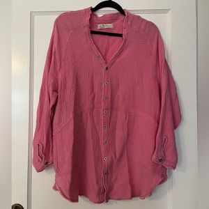 Free People Summer Daydream Button-Down shirt